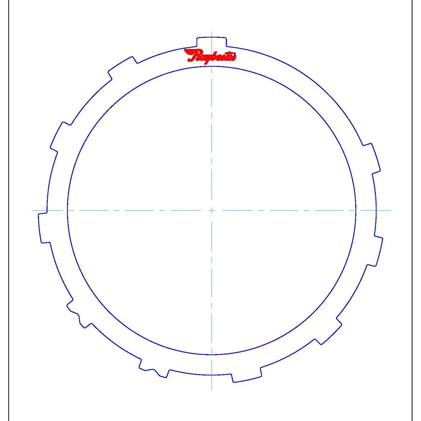 AW50-40LE/LM AW50-41LE AW50-42LE AW55-50SN AW55-51SN AF33-5 M09 M45 RE5F22A | B2 2nd Brake Steel Clutch Plate | 10T 160mm OD 1.7mm