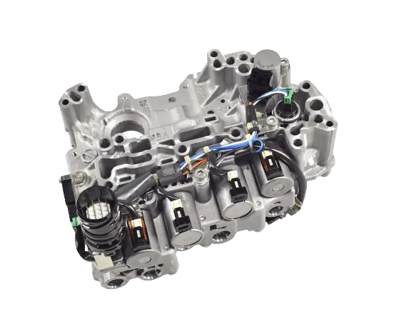 Buy now from Sussex Autos JF015E / RE0F11A New OEM Valve Body with Pan Gasket + Filter, 2 OPEN/2 CLOSED Solenoids (2 Pressure Sensor) (3170E-X428B)