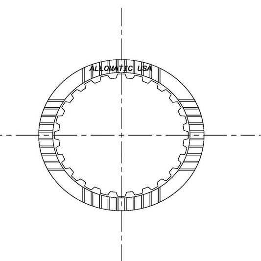 JF506E 5F31 5F31J 09A AG5 RE5F01A | High Friction Clutch Plate | Forward 24T 112mm OD 1.62mm (5) (CF05)