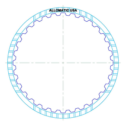 JF506E 5F31 5F31J 09A AG5 RE5F01A | Reverse High Energy Friction Clutch Plate 32T 155mm OD 1.52mm (2)