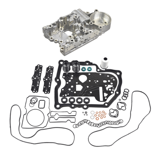 DQ200 0AM | 7 Speed Mechatronic Overhaul Kit + Aftermarket Aluminium Mechatronic Housing