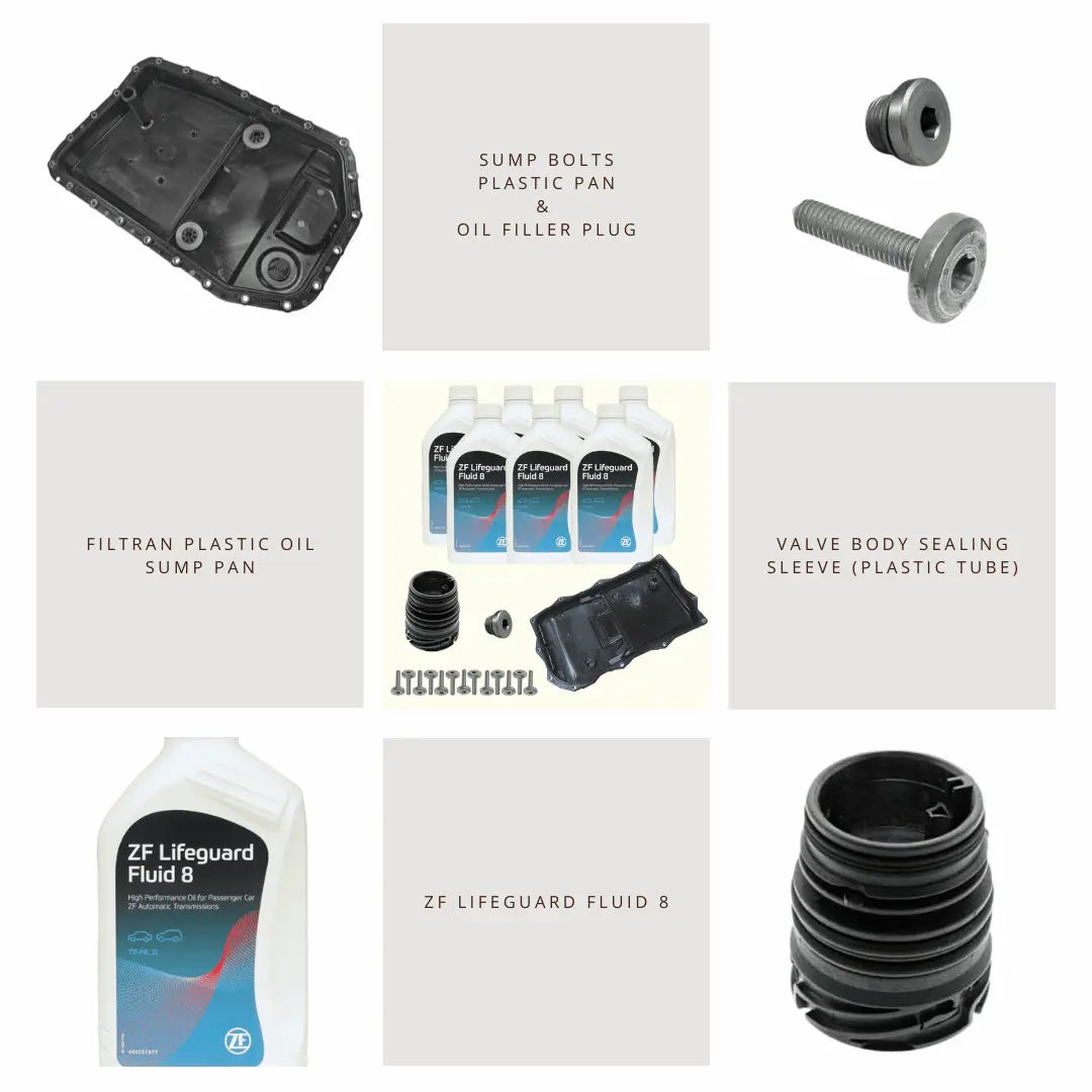 ZF 8HP70 Automatic Transmission Service Kit - Includes Filter & 8 Liters Of Oil