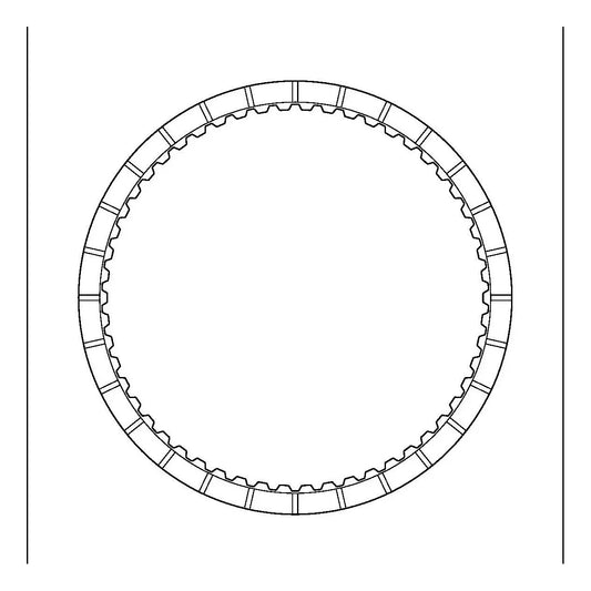 TF80SC (AF40, AF40-6), TF81SC (AF21, AWF21), AW6AEL C1 1,2, 3, 4 High Energy Friction Clutch Plate