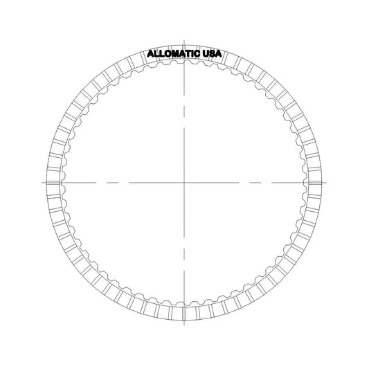 Friction TF80SC C2 4-5-6 Clutch 160mm X 1.75mm 55T