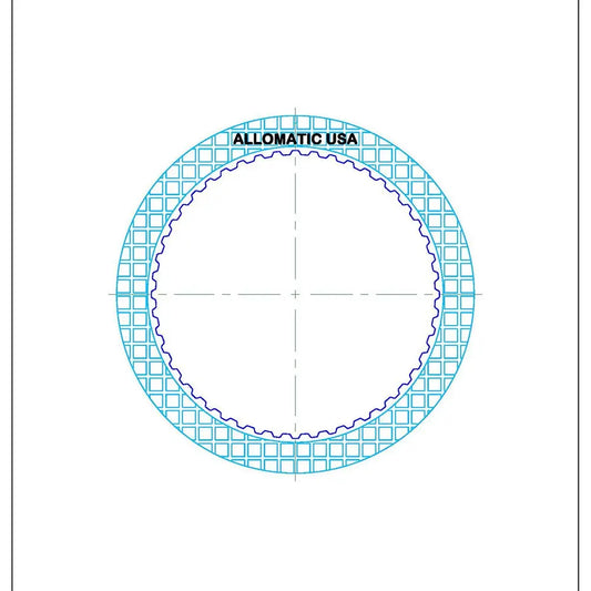 C3 A4LD A4LD-E 4R44E 4R55E 5R44E 5R55E | C3 High Reverse Friction Clutch Plate | 1974-1989