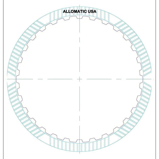 09E 6HP26/A/X 6HP28/X | ZF A (Forward), D (Low/Reverse) Friction Clutch Plate | 2002-2009 