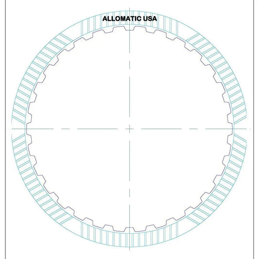 09E 6HP26/A/X 6HP28/X | ZF A (Forward), D (Low/Reverse) Friction Clutch Plate | 2002-2009
