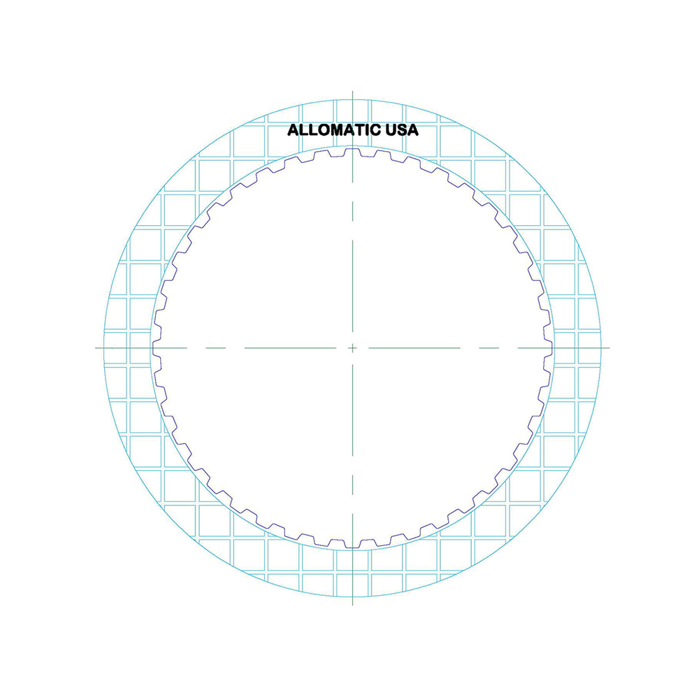A760E A760F A760H A761E | #3 Brake High Energy Friction Clutch Plate Allomatic