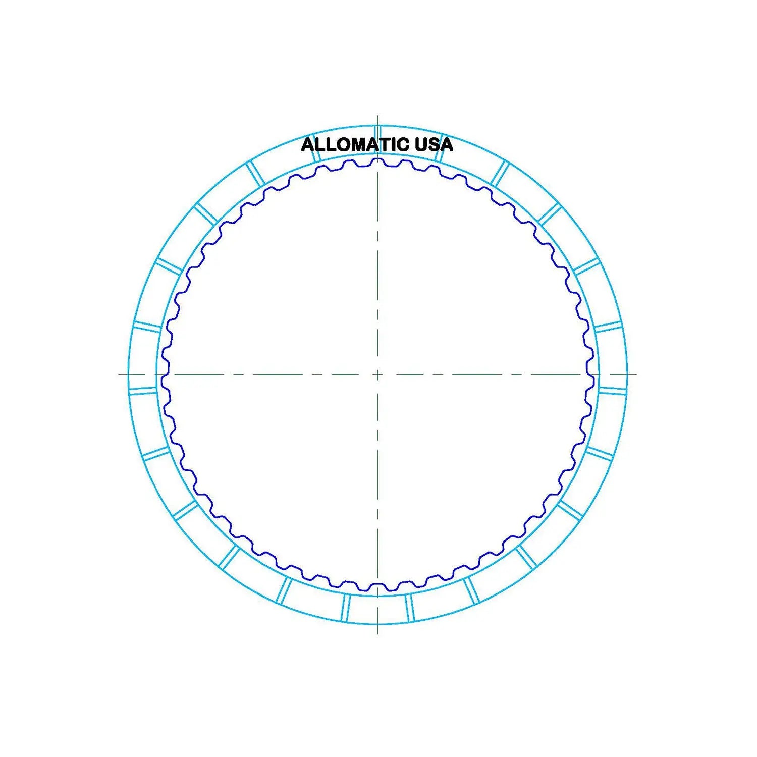 AF33-5 AW55-50SN AW55-51SN M09 M45 RE5F22A | Friction Clutch Plate B4 B5 1-2 Rev Brake | 141x1.7mm 47T 