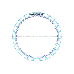 AF33-5 AW55-50SN AW55-51SN M09 M45 RE5F22A | Friction Clutch Plate B4 B5 1-2 Rev Brake | 141x1.7mm 47T