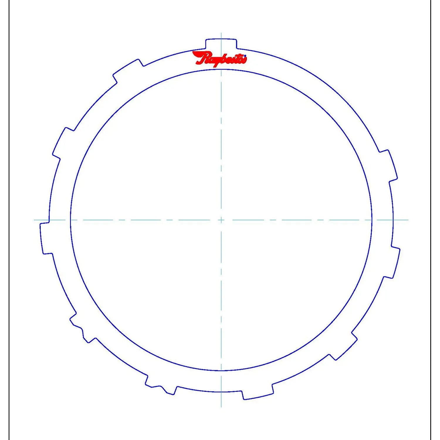 AW50-40LE/LM  AW50-41LE AW50-42LE AW55-50SN AW55-51SN AF33-5 M09 M45 RE5F22A | B2 2nd Brake Steel Clutch Plate | 10T 160mm OD 1.7mm 