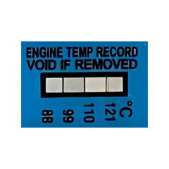 Engine Temp Record Strip | 88-132°C