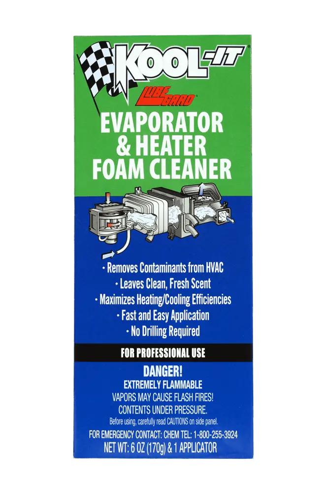 LubeGard | Kool It Evaporator & Heater Foam Cleaner