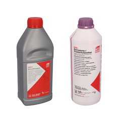 febi Brake Fluid & Coolant Service Kit | DOT4 + G12+