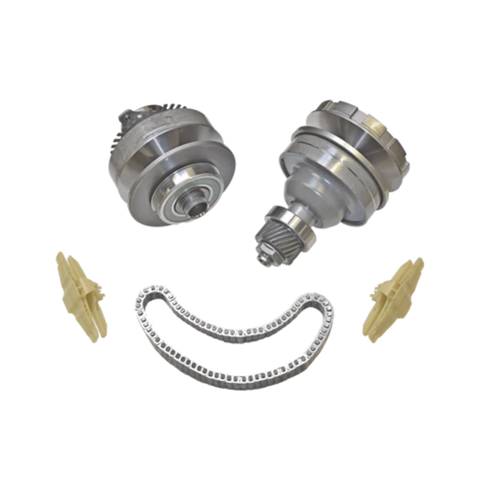 JF017E, RE0F10E, CVT8 | Reman Pulley &amp; Chain Set Non-Hybrid Un-Sprung 24T