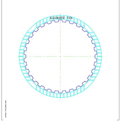 JF506E 5F31 5F31J 09A AG5 RE5F01A | Friction Low Clutch 30T 138mm OD 1.80mm
