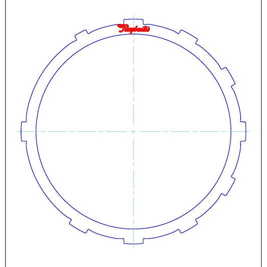 JF506E 5F31 5F31J 09A AG5 RE5F01A | Low, Reverse Steel Clutch Plate 10T .055"/1.40