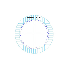 722.6, 722.9, NAG1, W5A330, W5A380, W5A580 | K3 Single Sided Friction Plate ID Spline