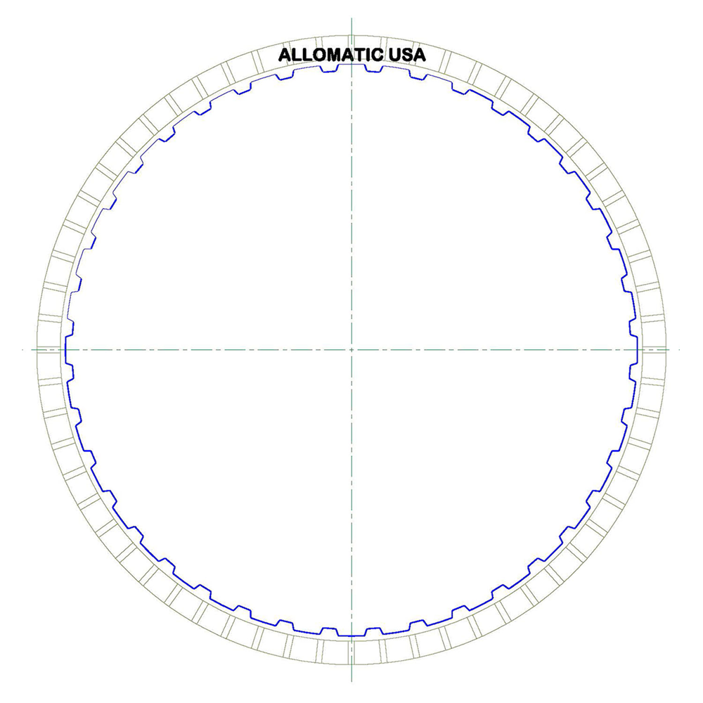 09G, TF60SN, 09K, 09M | B1 High Energy Friction Plate 40T