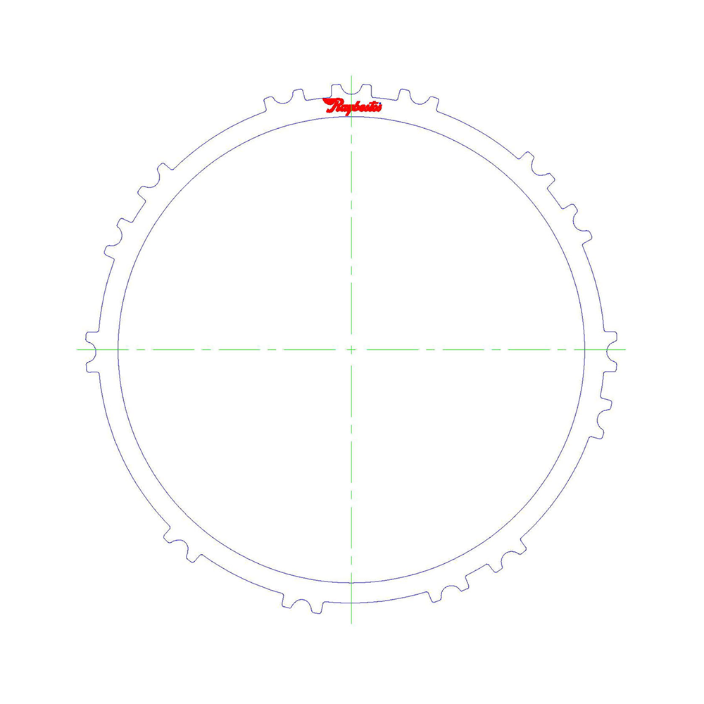 09G TF60SN 09K 09M | B2 Steel Clutch Plate 2004-On