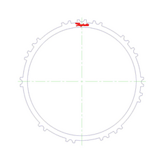 09G TF60SN 09K 09M | B2 Steel Clutch Plate 2004-On