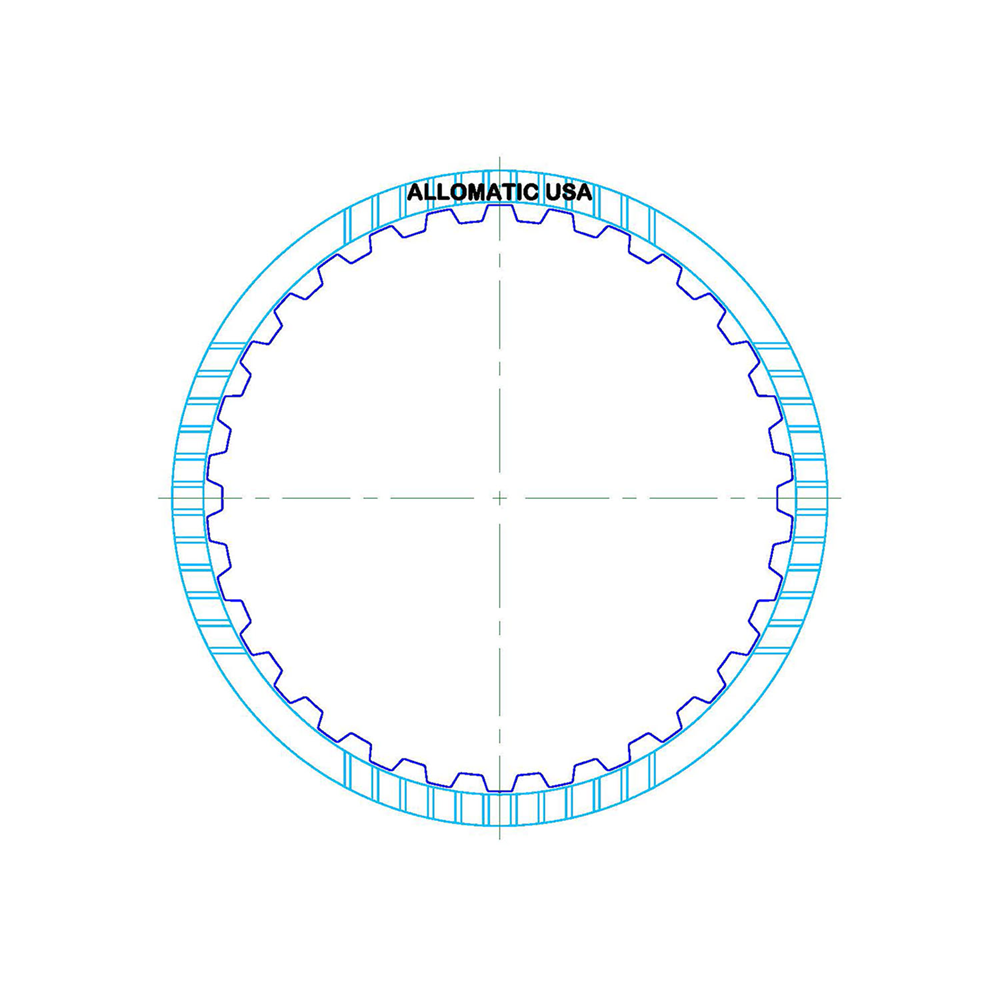 4HP14, 4HP18, 4HP18FLE, 4HP20 | A, C & D Pack Friction Clutch Plate