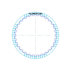 4HP14, 4HP18, 4HP18FLE, 4HP20 | A, C & D Pack Friction Clutch Plate