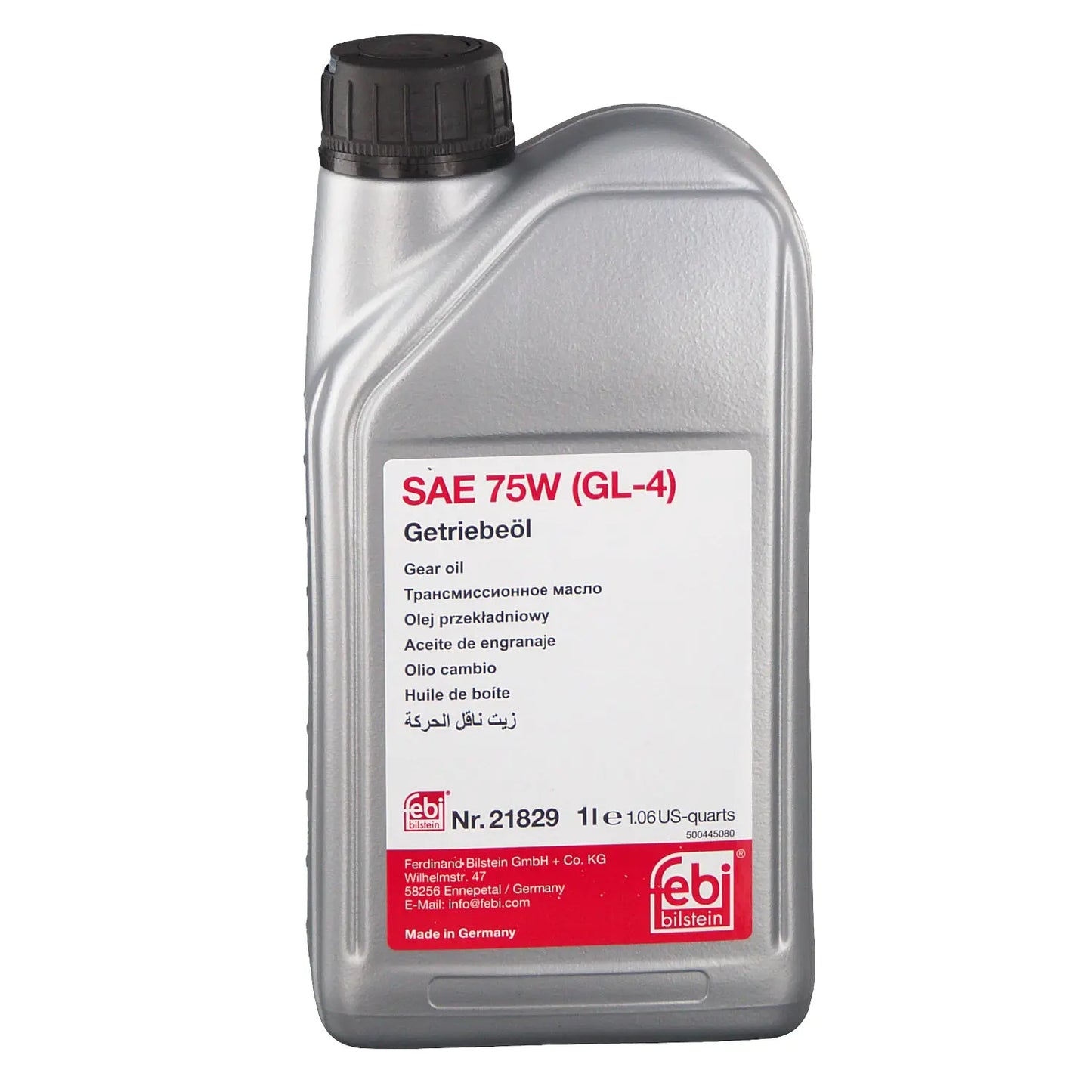 Febi 21829 | Gear Oil SAE 75W (GL-4)