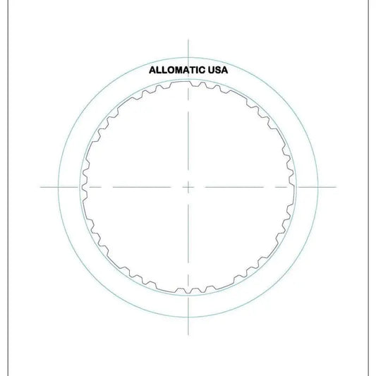 A40-A247E  AW55/70/71 AW72 KM148 03-72LE | Friction Clutch Plate 2nd Brake, Intermediate,1st, Reverse, #3 Brake, Low, Reverse, Overdrive Brake
