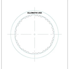 A40-A247E  AW55/70/71 AW72 KM148 03-72LE | Friction Clutch Plate 2nd Brake, Intermediate,1st, Reverse, #3 Brake, Low, Reverse, Overdrive Brake