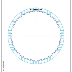 AW50-40LE AW55-50SN AF33-5 RE5F22A | B2 Grooved Friction Plate 33T×160 mm