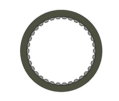 AW55-50SN AW55-51SN AF33-5 M09 RE5F22A M45 | B1/C2/C3 Friction Clutch Plate 34T x 108mm