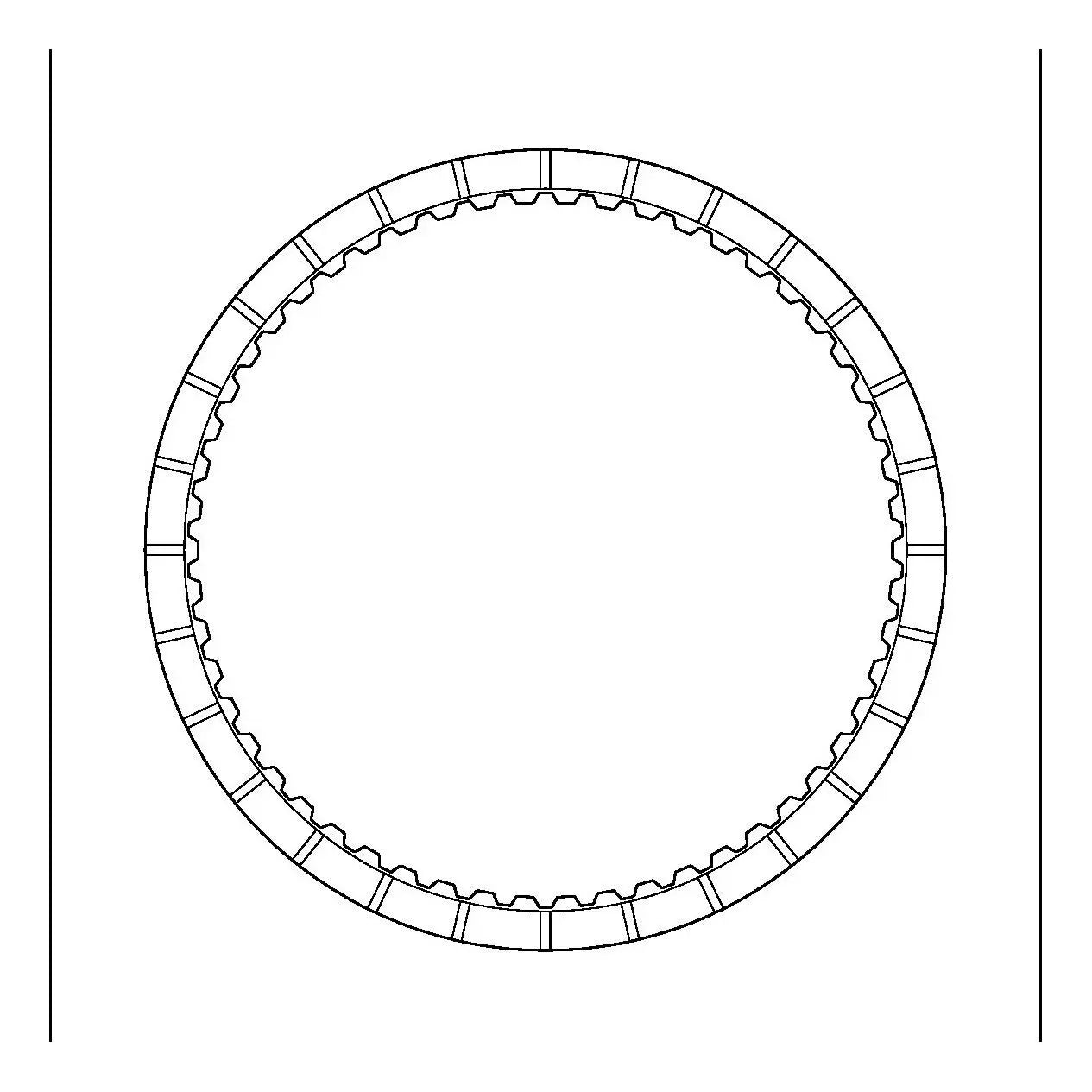 TF80SC (AF40, AF40-6), TF81SC (AF21, AWF21), AW6AEL C1 1,2, 3, 4 High Energy Friction Clutch Plate 