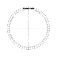 TF80SC (AF40, AF40-6) TF81SC (AF21, AWF21) AW6AEL| Friction C2 4-5-6 Clutch 160mm X 1.75mm 55T