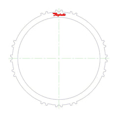 AW80-40LE (U440E), AW81-40LE (U441E), AW80-40LS | B1 Overdrive, 2nd Brake Steel Clutch Plate | 12T