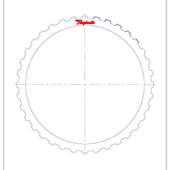 TF80SC (AF40, AF40-6) TF81SC (AF21, AWF21) AW6AEL | C2 4, 5, 6 Steel Clutch Plate 36T | Volvo