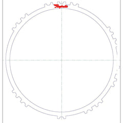 TF80SC (AF40, AF40-6) TF81SC (AF21, AWF21) AW6AEL | B2 Low Reverse M1 Clutch 14T Low, Reverse Steel Clutch Plate | B2 Low Reverse M1 Clutch | Volvo |14T