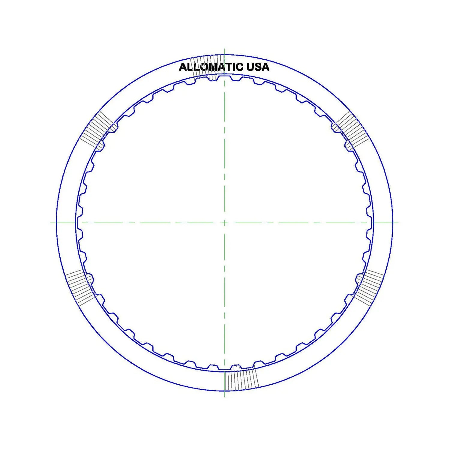 AF33-5 AW50-40LE/LM AW50-41LE AW50-42LE AW55-50SN AW55-51SN M09 M45 RE5F22A | Friction Clutch Plate B2 2nd Brake | 160mm X 1.8mm 40T 