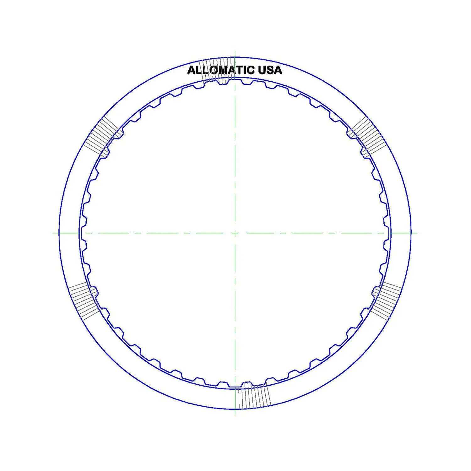 AF33-5 AW50-40LE/LM AW50-41LE AW50-42LE AW55-50SN AW55-51SN M09 M45 RE5F22A | Friction Clutch Plate B2 2nd Brake | 160mm X 1.8mm 40T 