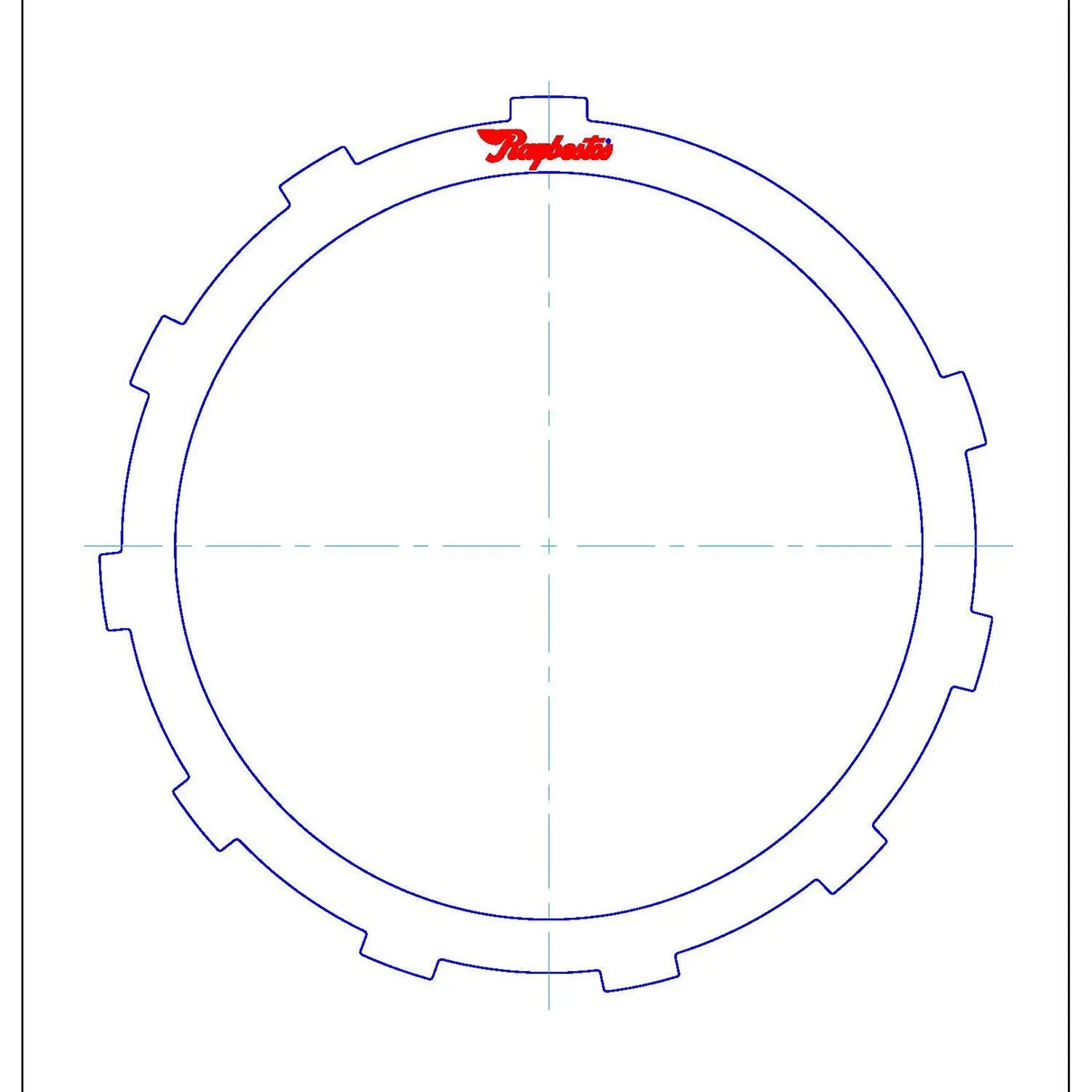 AW55-50SN AW55-51SN AF33-5 M09 RE5F22A M45 | B2 2nd Brake Steel Clutch Plate | 10T 160mm OD 4.0mm 