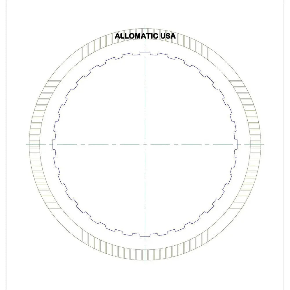 CD4E LA4AEL | Low, Reverse High Energy Friction Clutch Plate | 1.7mm 32T 