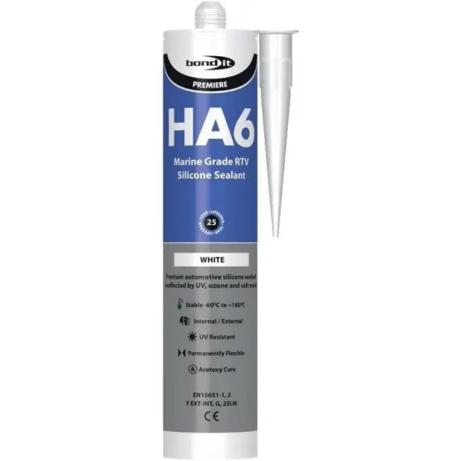 Bond It | HA6 White Silicone Sealant RTV 