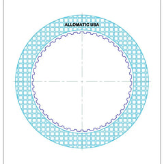 TH400 3L80 TH400-R2 TH425 THMR2 3L80HD TH375 TH475 4L80E 4L85E | Intermediate (Flat) Black Friction Clutch Plate | 1964-1990