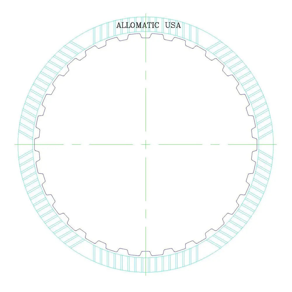09E 6HP26/A/X 6HP28/X | ZF B (Direct) C (Intermediate) High Energy Friction Clutch Plate | 2002 - 2009 
