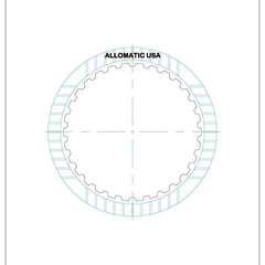 09E 6HP26/A/X 6HP28/X | ZF E (Overdrive) Clutch High Energy Friction Clutch Plate | 2002-2009