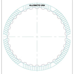 09E 6HP26/A/X 6HP28/X 6R80 | ZF A (Forward), D (Low/Reverse) Friction Clutch Plate | 2002-2009