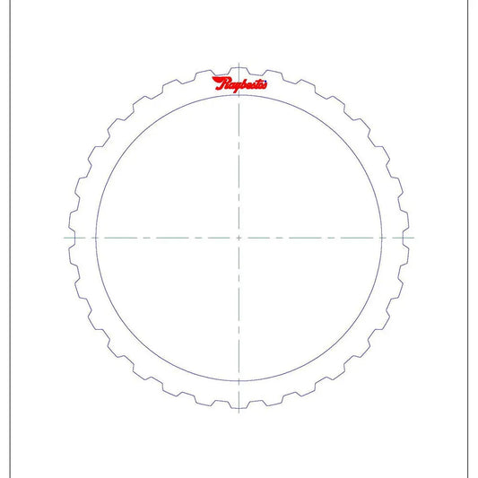 09E 6HP26/A/X 6HP28/X | ZF A (Forward), C (Intermediate) Steel Clutch Plate | 2002-2009 