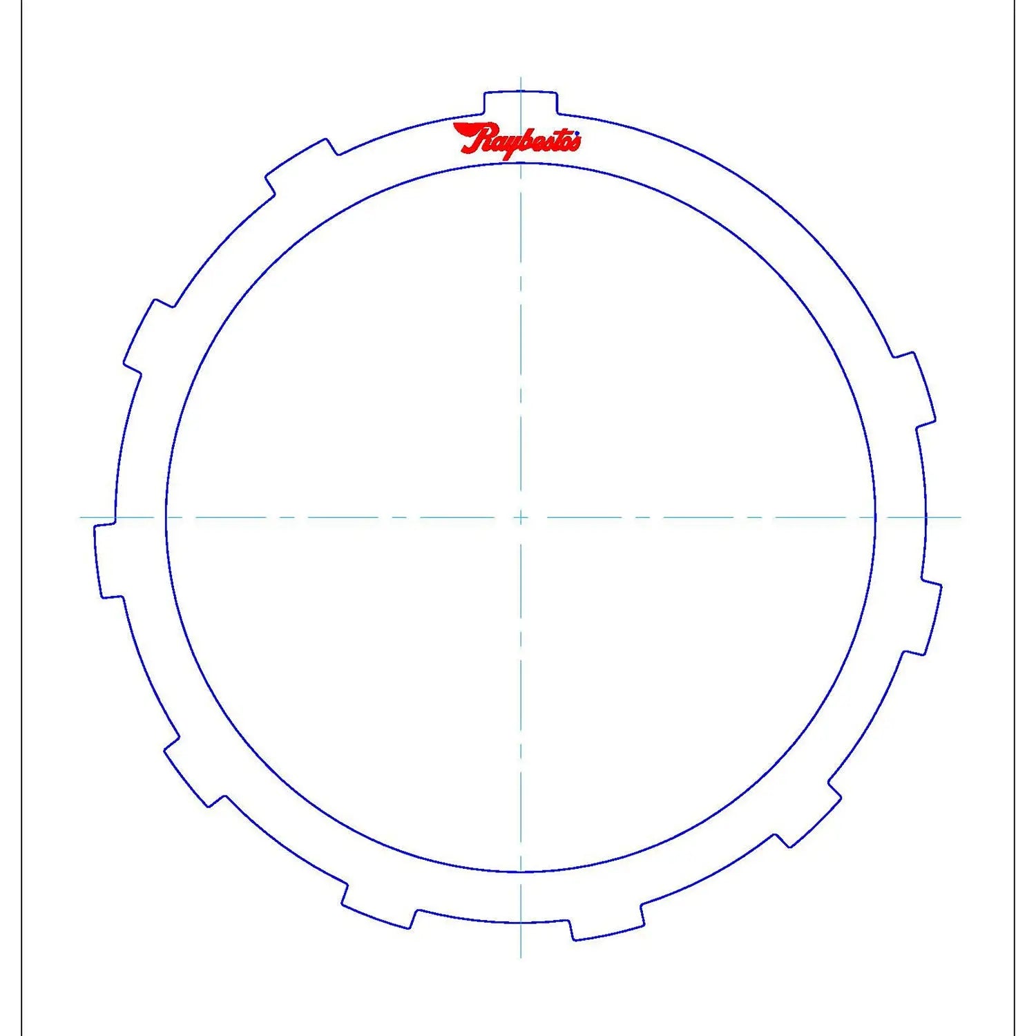 AW55-50SN AW55-51SN AF33-5 M09 RE5F22A M45 | B2 2nd Brake Steel Clutch Plate | 1998 - On 10T 160mm OD 3.5mm 