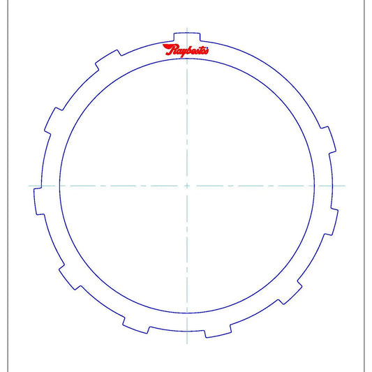 AW55-50SN AW55-51SN AF33-5 M09 RE5F22A M45 | B2 2nd Brake Steel Clutch Plate | 1998 - On 10T 160mm OD 3.5mm 